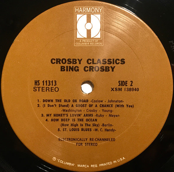 Bing Crosby : Crosby Classics (LP, Comp)