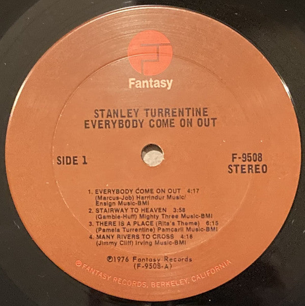 Stanley Turrentine : Everybody Come On Out (LP, Album, San)