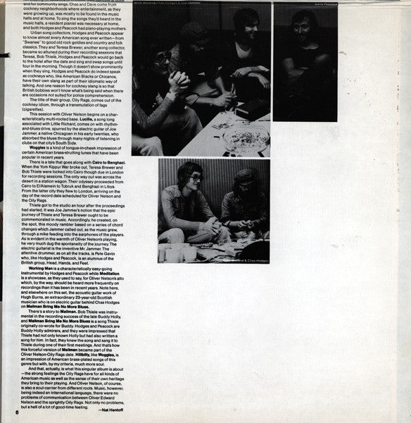 Oliver Nelson In London With Oily Rags : Oliver Edward Nelson In London With Oily Rags (LP, Album)