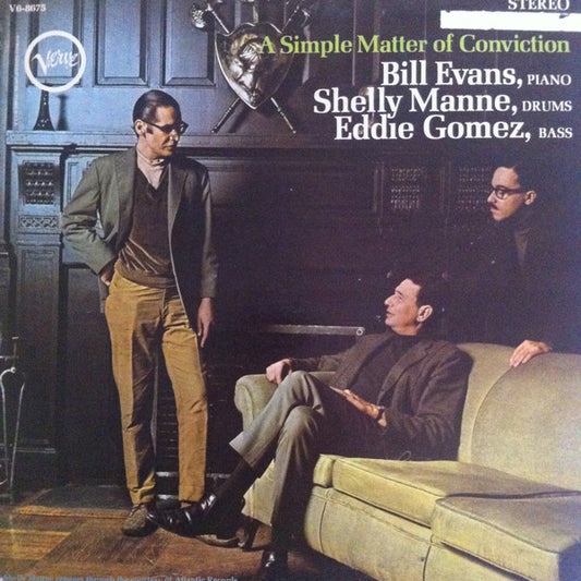 Bill Evans, Shelly Manne, Eddie Gomez : A Simple Matter Of Conviction (LP, Album, Gat)