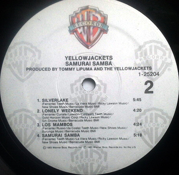 Yellowjackets : Samurai Samba (LP, Album, Spe)