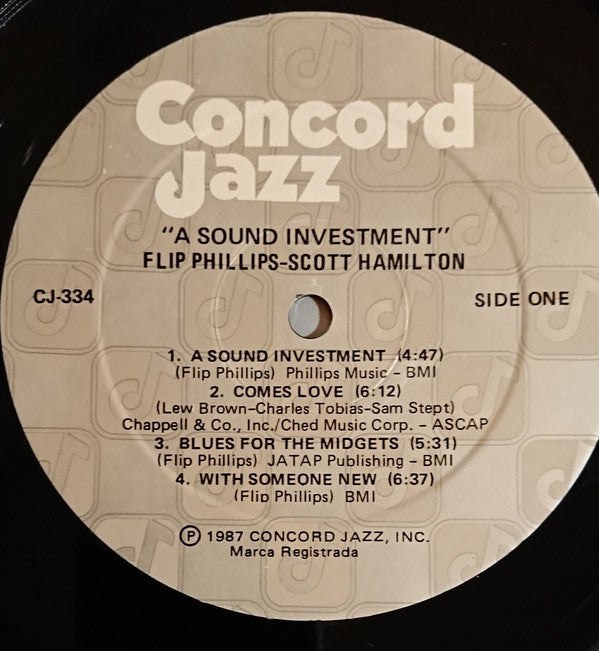 Flip Phillips & Scott Hamilton : A Sound Investment (LP, Album)