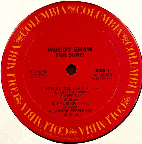 Woody Shaw : For Sure! (LP, Album, San)