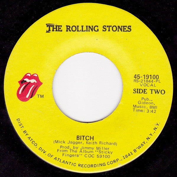 The Rolling Stones : Brown Sugar (7", Single, Pla)