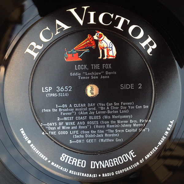 Eddie "Lockjaw" Davis : Lock, The Fox (LP, Album)
