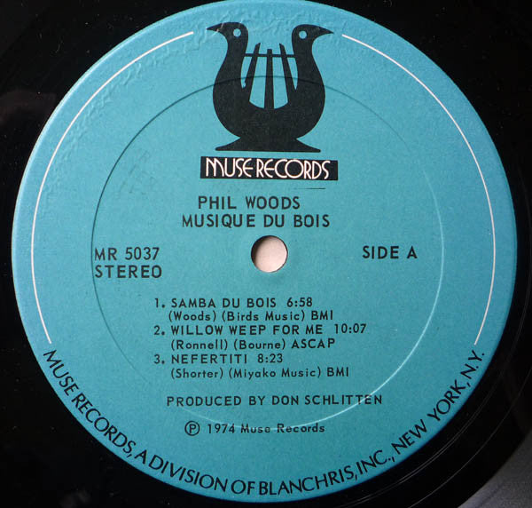 Phil Woods : Musique Du Bois (LP, Album, PRS)
