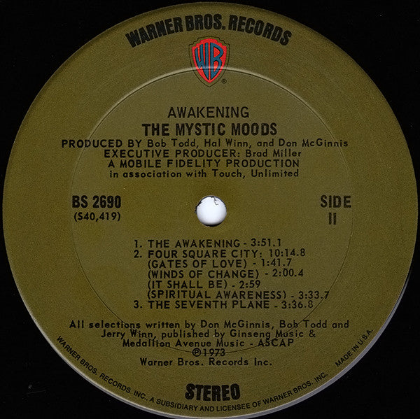 The Mystic Moods* : Awakening (LP, Album, Ter)