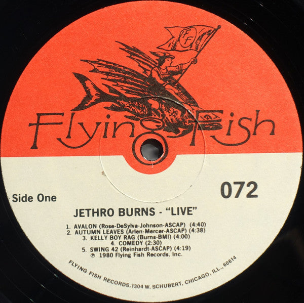 Jethro Burns : Live (LP, Album)