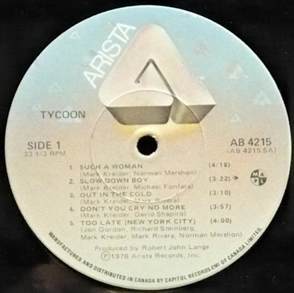 Tycoon (3) : Tycoon (LP, Album)