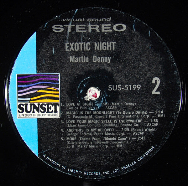 Martin Denny : Exotic Night (LP, Comp)