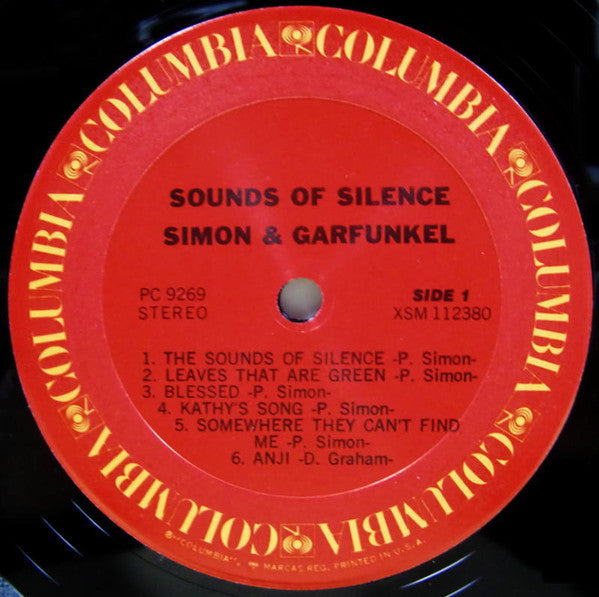 Simon & Garfunkel : Sounds Of Silence (LP, Album, RE, Pit)