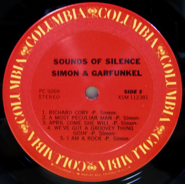 Simon & Garfunkel : Sounds Of Silence (LP, Album, RE, Pit)