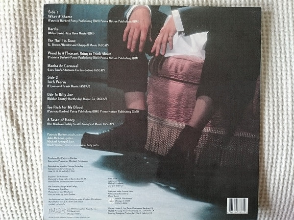 Patricia Barber : Cafe Blue (LP, Album)