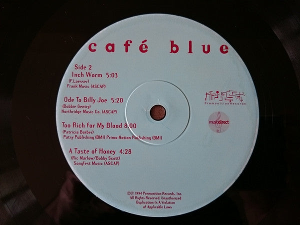 Patricia Barber : Cafe Blue (LP, Album)