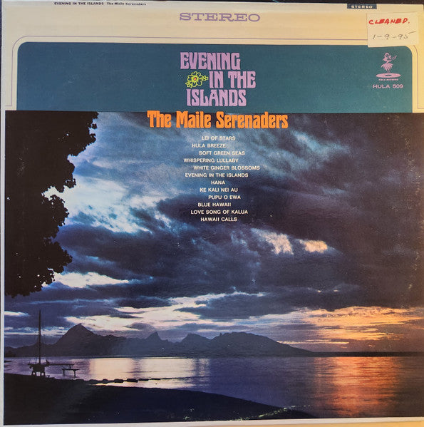 The Maile Serenaders : Evening In The Islands (LP, Album)
