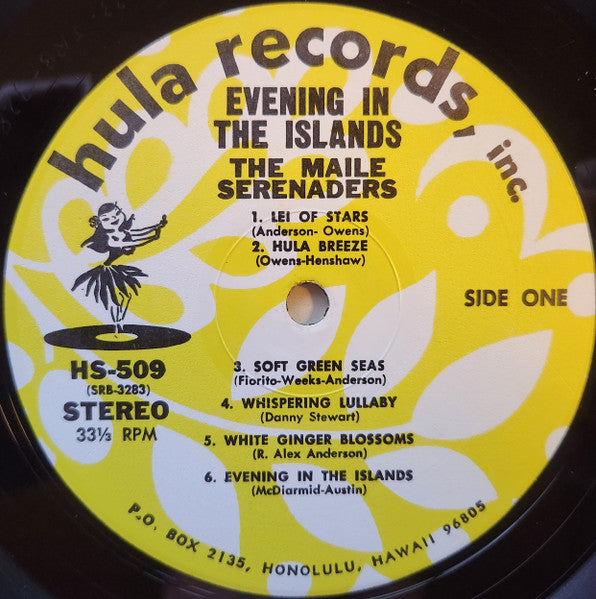 The Maile Serenaders : Evening In The Islands (LP, Album)