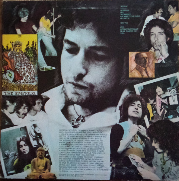Bob Dylan : Desire (LP, Album, RE)