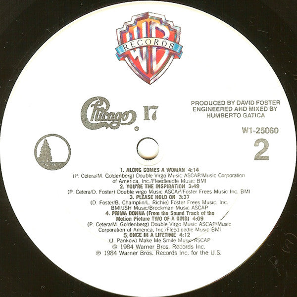 Chicago (2) : Chicago 17 (LP, Album, Club, Car)