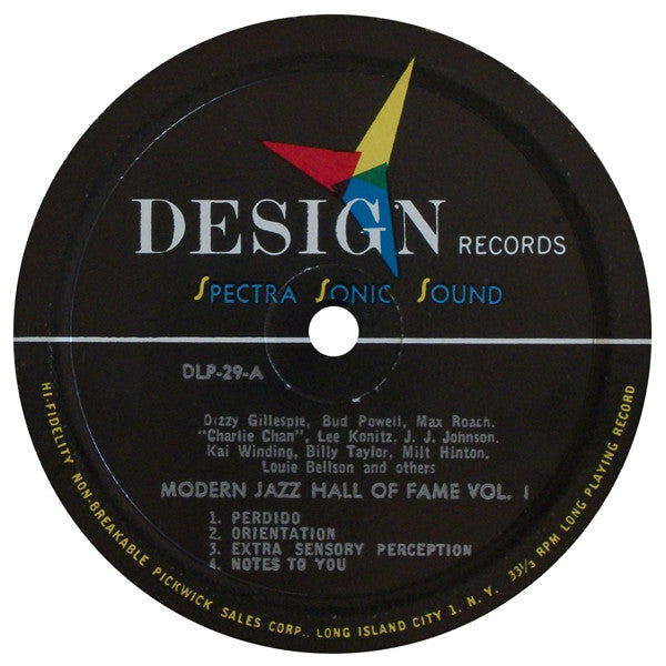 Various : Modern Jazz - Hall Of Fame Volume 1 (LP, Comp, Mono)