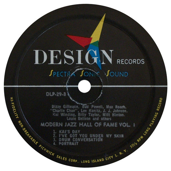 Various : Modern Jazz - Hall Of Fame Volume 1 (LP, Comp, Mono)