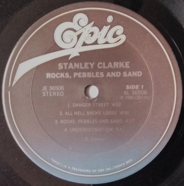 Stanley Clarke : Rocks, Pebbles And Sand (LP, Album, Pit)