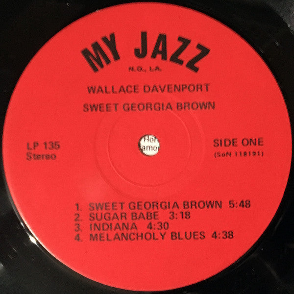 Wallace Davenport : Sweet Georgia Brown (LP, Album)