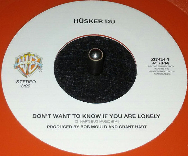 Hüsker Dü / Green Day : Don't Want To Know If You Are Lonely (7", RSD, Single, Ltd, Ora)