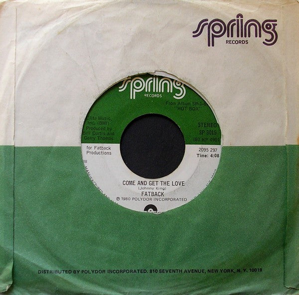 Fatback* : Let's Do It Again / Come And Get The Love (7", 18)