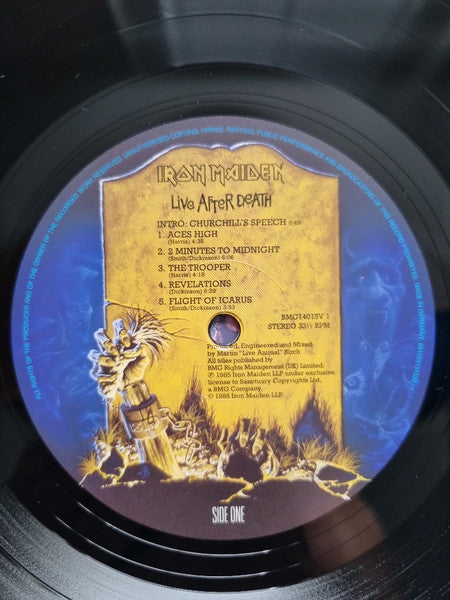 Iron Maiden : Live After Death (2xLP, Album, RE, Gat)