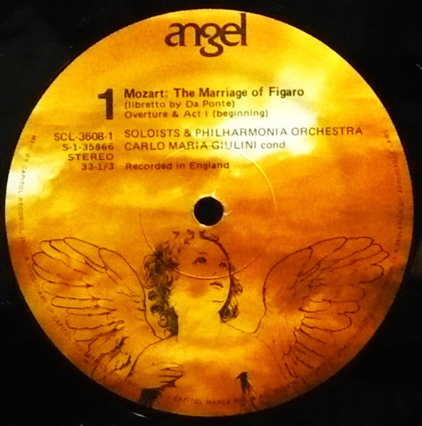 W.A. Mozart* - Various : The Marriage Of Figaro (3xLP, Album, RE + Box)