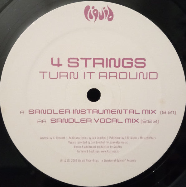 4 Strings : Turn It Around (Sandler Remixes) (12")