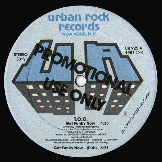 T.O.C. (3) : Get Funky Now / Do You Like Me? (12", Promo)