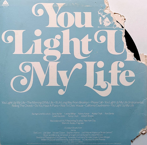 Joe Brooks* : You Light Up My Life (LP, Ter)