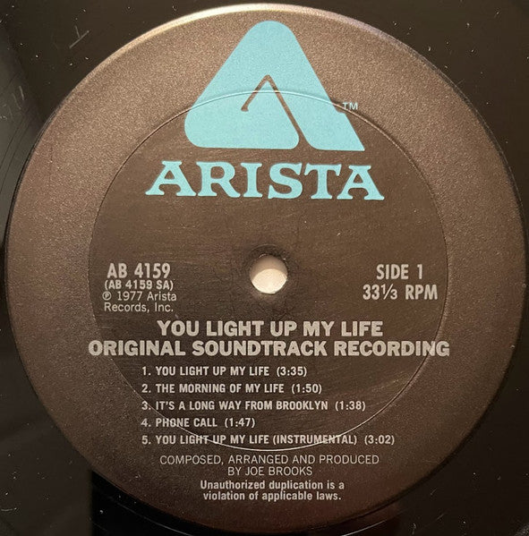 Joe Brooks* : You Light Up My Life (LP, Ter)