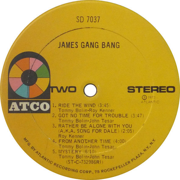 James Gang : Bang (LP, Album, RI )