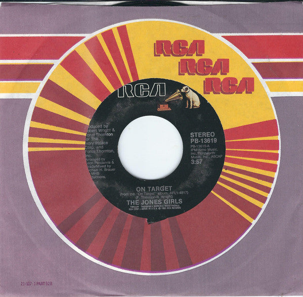 The Jones Girls : On Target (7", Styrene, Ind)