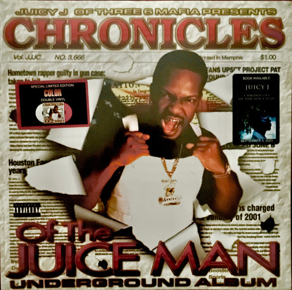 Juicy J : Chronicles Of The Juice Man (Underground Album) (LP, Whi + LP, Red + Album, Ltd, RE)