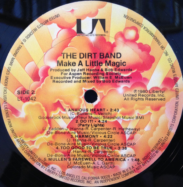 The Dirt Band : Make A Little Magic (LP, Album, All)