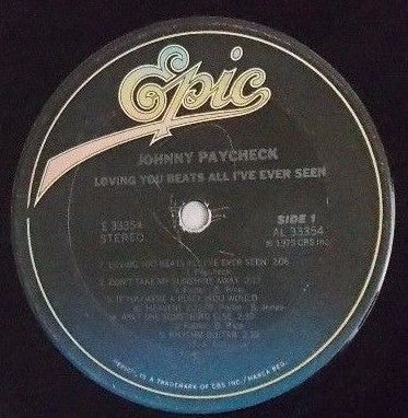 Johnny Paycheck : Loving You Beats All I've Ever Seen (LP, Album, RE, Ter)