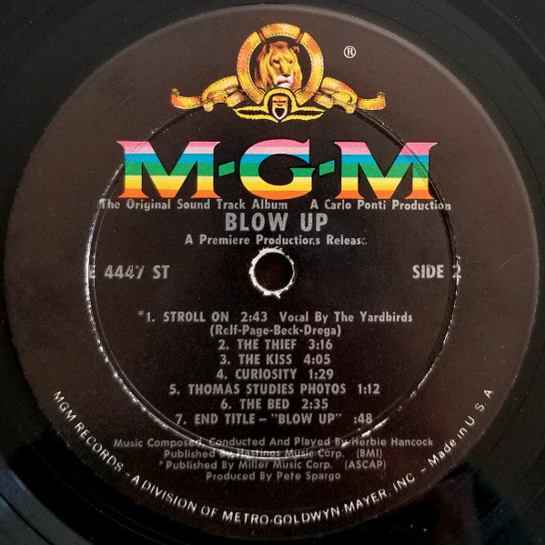 Herbie Hancock : Blow-Up (The Original Sound Track Album) (LP, Album, Mono)