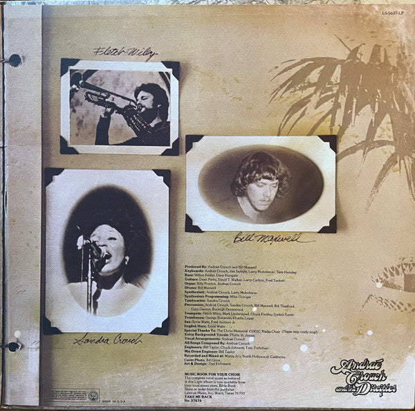 Andraé Crouch And The Disciples* : Take Me Back (LP, Album, Gat)