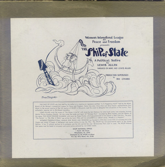 Lewis Allan (2) : The Ship Of State (LP)