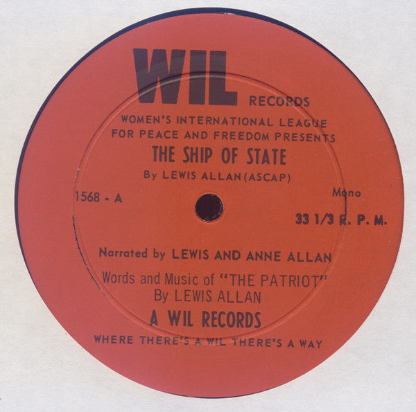 Lewis Allan (2) : The Ship Of State (LP)