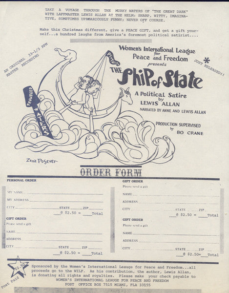 Lewis Allan (2) : The Ship Of State (LP)