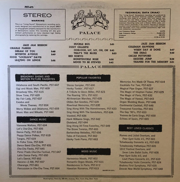 Various : Jazz Jam Session (LP, Comp)