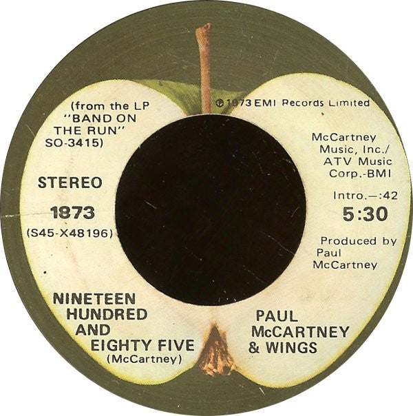 Paul McCartney & Wings* : Band On The Run (7")