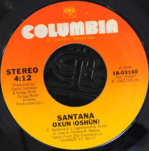 Santana : Hold On (7", Single, Ter)