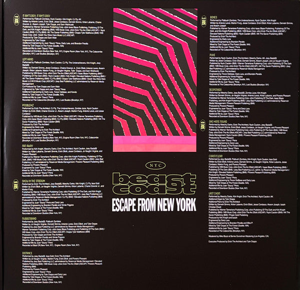 Beast Coast : Escape From New York (2xLP, Album, RSD, Tra)