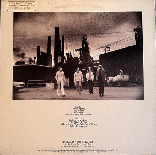 Crack The Sky : Safety In Numbers (LP, Album, Promo, Pit)