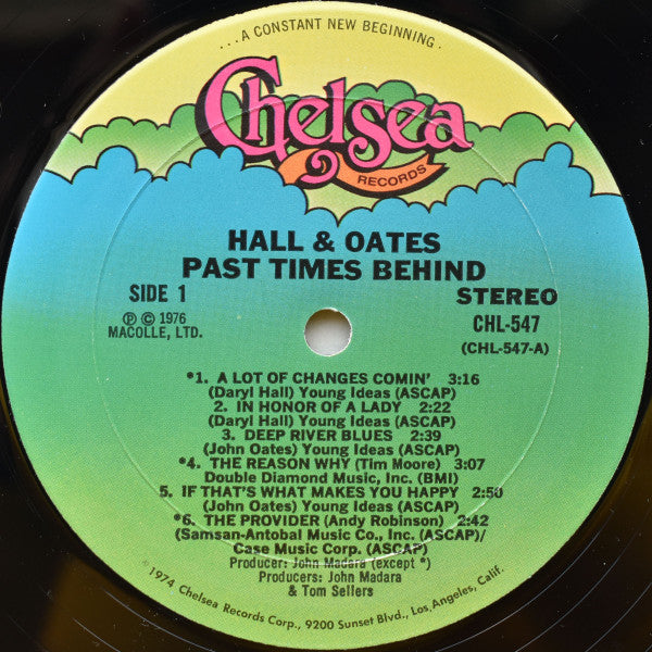 Daryl Hall - John Oates* : Past Times Behind (LP, Comp, Mon)